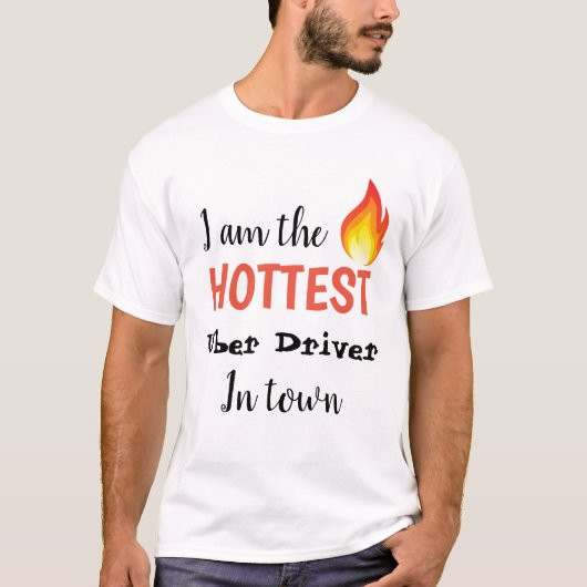 Ik ben de warmste bestuurder in het stadvuur t-shirt (Voorkant)