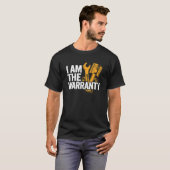 Ik ben de Warranty Race Auto Parts Repair Guy Mech T-shirt (Voorkant volledig)