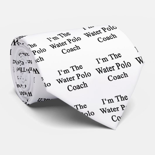 Ik ben de waterpoolak stropdas (Opgerold)