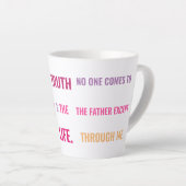 Ik ben de Way Latte Mok in felle kleuren (Rechterhoek)