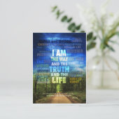 Ik ben de weg, de waarheid en het leven - John 14: Briefkaart (Staand voorkant)