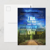 Ik ben de weg, de waarheid en het leven - John 14: Briefkaart (Voorkant / Achterkant)