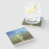 Ik ben de weg, de waarheid en het leven - John 14: Stenen Onderzetter (Zijkant)