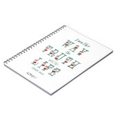 Ik ben de Weg de Waarheid en het Leven Typografie Notitieboek (Linkerzijde)