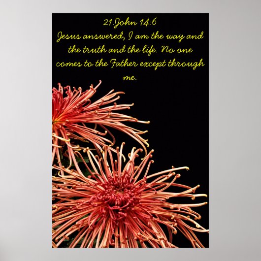 Ik ben de weg en de waarheid poster (Voorkant)