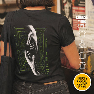 Ik ben de Weg Johannes 14:6 Grid Christelijke Cybe T-shirt