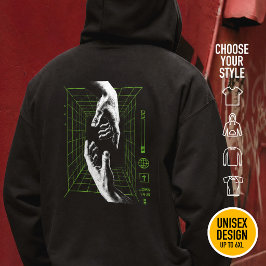 Ik ben de Weg Johannes 14:6 Raster Christelijke Cy Hoodie