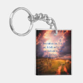 "Ik ben de Weg" sleutelhanger (Voorkant Links)