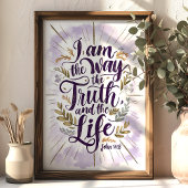 Ik ben de weg van de waarheid en het leven Johanne Poster