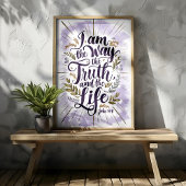 Ik ben de weg van de waarheid en het leven Johanne Poster