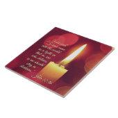 Ik ben de wereld binnengekomen als een licht, John Tegeltje (Zijkant)