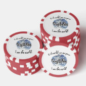 Ik ben de wereld van mijn Bulldog Poker Chips (Opstapeling)