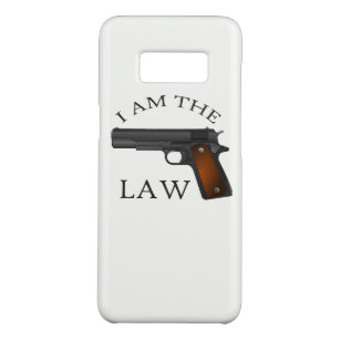 Ik ben de wet met een pistool Case-Mate samsung galaxy s8 hoesje
