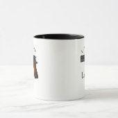 Ik ben de wet met een pistool mok (Midden)