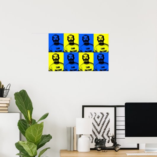 IK BEN DE WET! POSTER (Thuiskantoor)