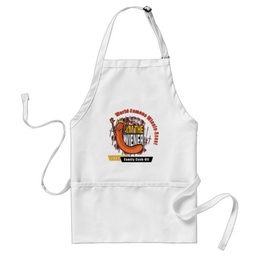 Ik ben de Wiener Apron Standaard Schort (Voorkant)