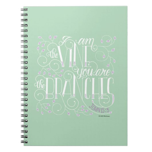 Ik ben de wijn. Jij bent de bijkantoren. Notitieboek (Voorkant)