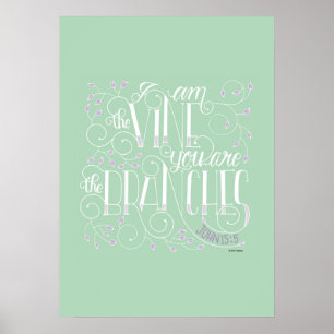 Ik ben de wijn. Jij bent de bijkantoren. Poster