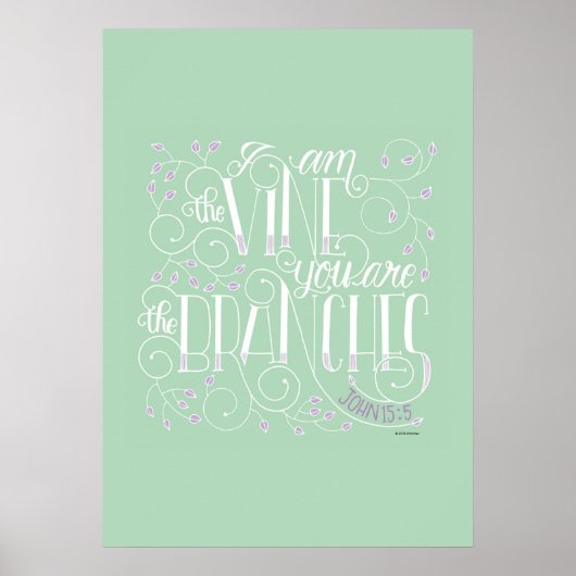 Ik ben de wijn. Jij bent de bijkantoren. Poster (Voorkant)