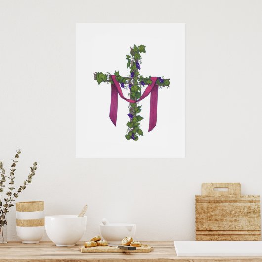 Ik ben de wijn poster (Keuken)