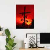 Ik ben de wijnstok, jij bent het poster van de tak (Thuiskantoor)