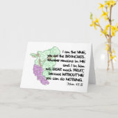 Ik ben de wijnstok, jullie zijn de takken Notitiek Kaart (Gele Bloem)