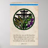 Ik ben de wijnstok poster (Voorkant)