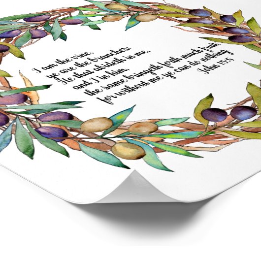 Ik ben de wijnstreek Poster (Hoek)