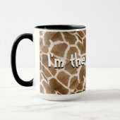 Ik ben de Wild One Animal Print Mok (Links)