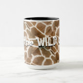 Ik ben de Wild One Animal Print Mok (Midden)