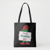 Ik ben de Winkel Elf | Persoonlijke Kerst Tote Bag (Voorkant)