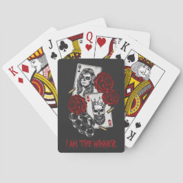 Ik Ben De Winnaar Doodkaarten Pokerkaarten