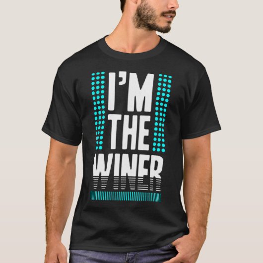 Ik ben de winnaar t-shirt (Voorkant)