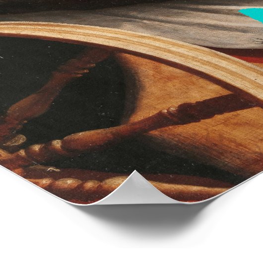 Ik ben de woede in je hoofd Renaissance Schilderij Poster (Hoek)