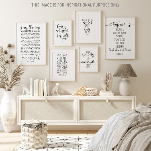 Ik ben de zegen die jij bent, John 15:5-8 Poster