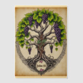 Ik ben de zegen vellum uitnodigingen (Voorkant)