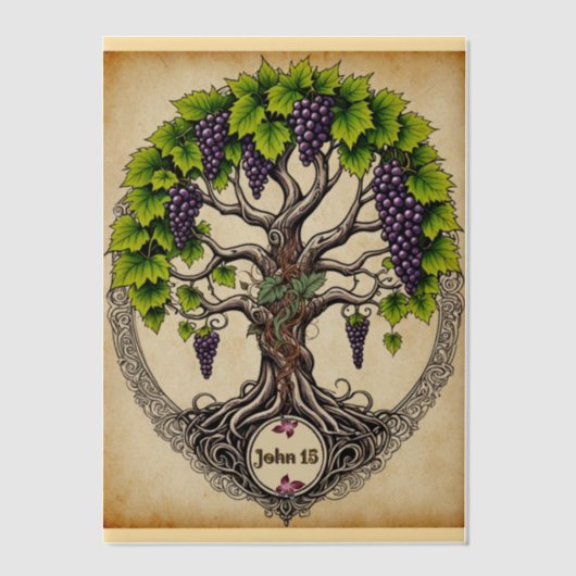 Ik ben de zegen vellum uitnodigingen (Voorkant)