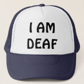 IK BEN DEAF TRUCKER PET (Voorkant)