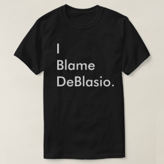 Ik ben deBlasio schuldig. T-shirt