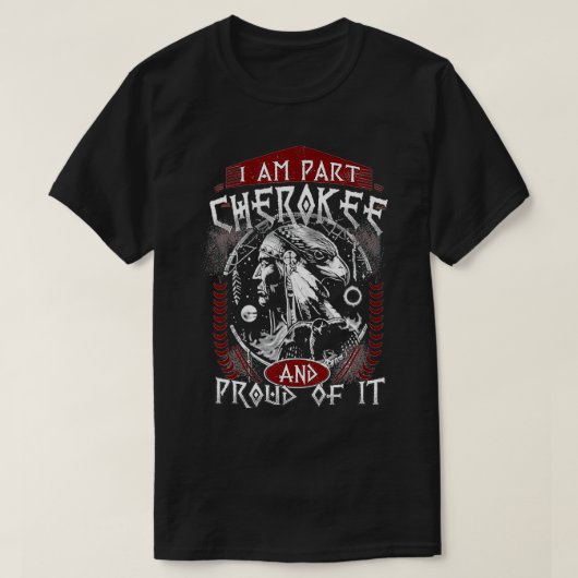 ik ben deel van cherokee t-shirt (Design voorkant)