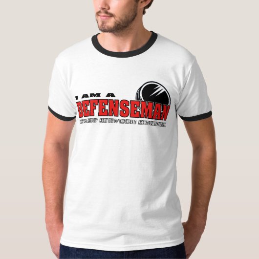 Ik ben Defenseman T-shirt (Voorkant)