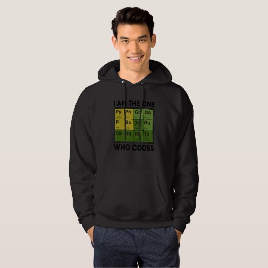 Ik ben degene die programmeerprogramma Nerd codeer Hoodie (Voorkant volledig)