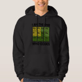 Ik ben degene die programmeerprogramma Nerd codeer Hoodie (Voorkant)