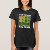 Ik ben degene die programmeerprogramma Nerd codeer T-shirt (Voorkant)