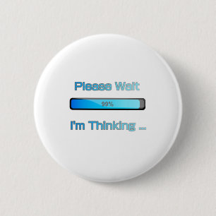 Ik ben den Computerprogrammeur Ontwerp Ronde Button 5,7 Cm