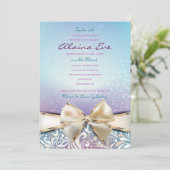 IK BEN DEVINE Bat Mitzvah Uitnodiging (Staand voorkant)