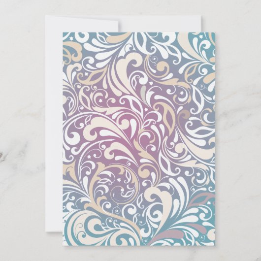 IK BEN DEVINE Bat Mitzvah Uitnodiging (Achterkant)