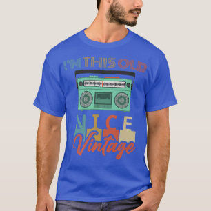 Ik ben deze oude Bomb Box leuke  radio Mannen vrou T-shirt