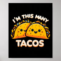 Ik ben deze veel taco's tweede verjaardag Twosday