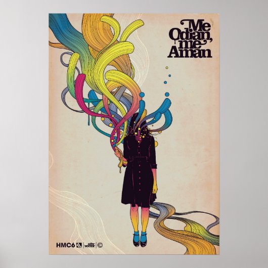 Ik ben diaan, ik ben een Afdruk Poster (Voorkant)